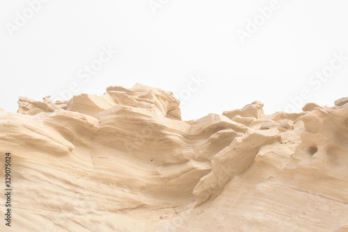 Natural Fossil Dunes in Abu Dhabi.Day time Photography with Nikon camera..