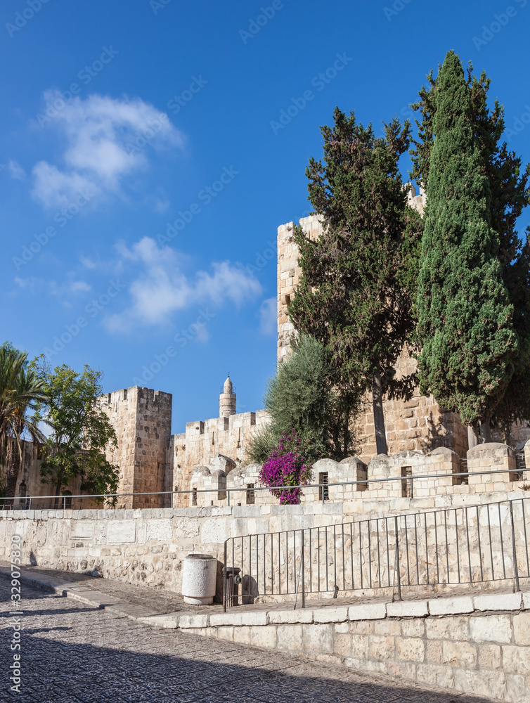Walls of ancient Jerusalem