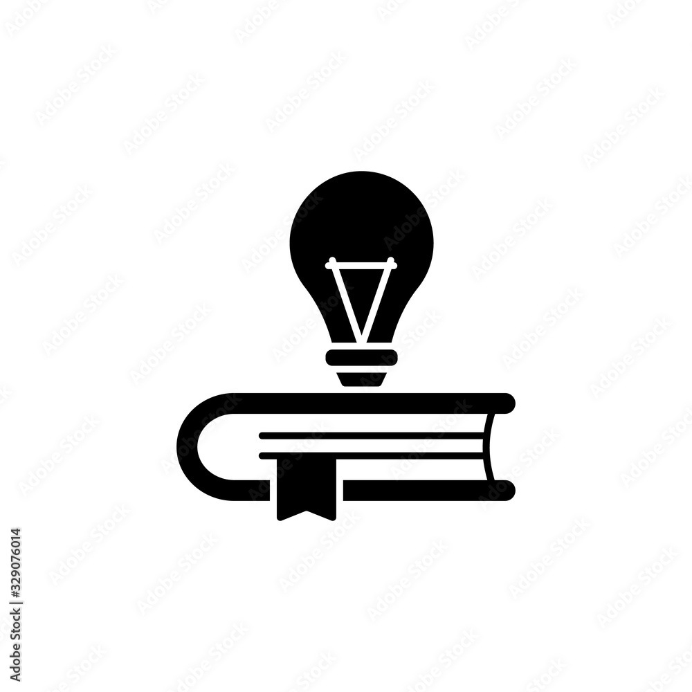 Book, light bulb icon. Simple vector knowledge icons for ui and ux, website or mobile application Book, light bulb icon. Simple vector knowledge icons for ui and ux, website or mobile application