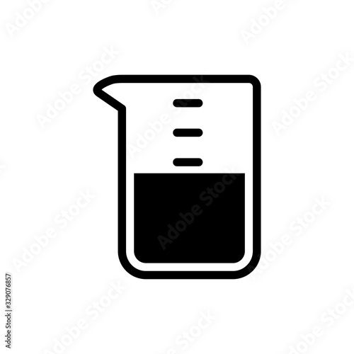 Flask icon vector sign and symbols