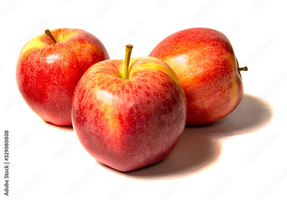 Wonderful red apple isolated on a white background Wonderful red apple isolated on a white background