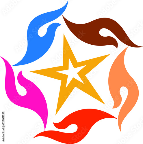 hand star logo