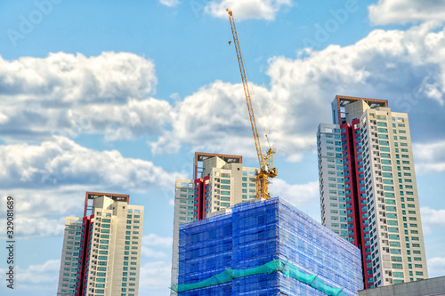 modern building under construction