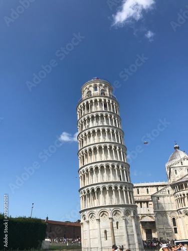 It is difficult to explain the amazing stability of the falling tower in Pisa.