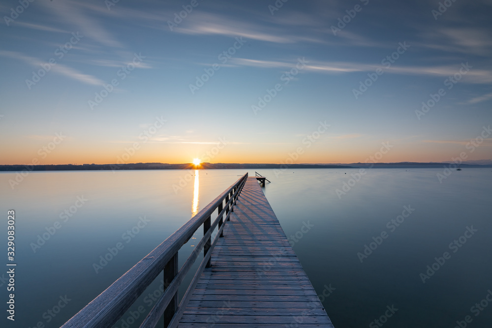 Sonnenaufgang am See - Ammersee