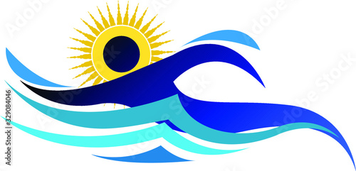 swimming logo