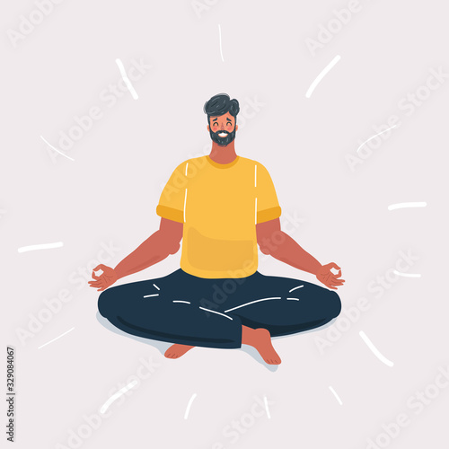 Man Doing Yoga