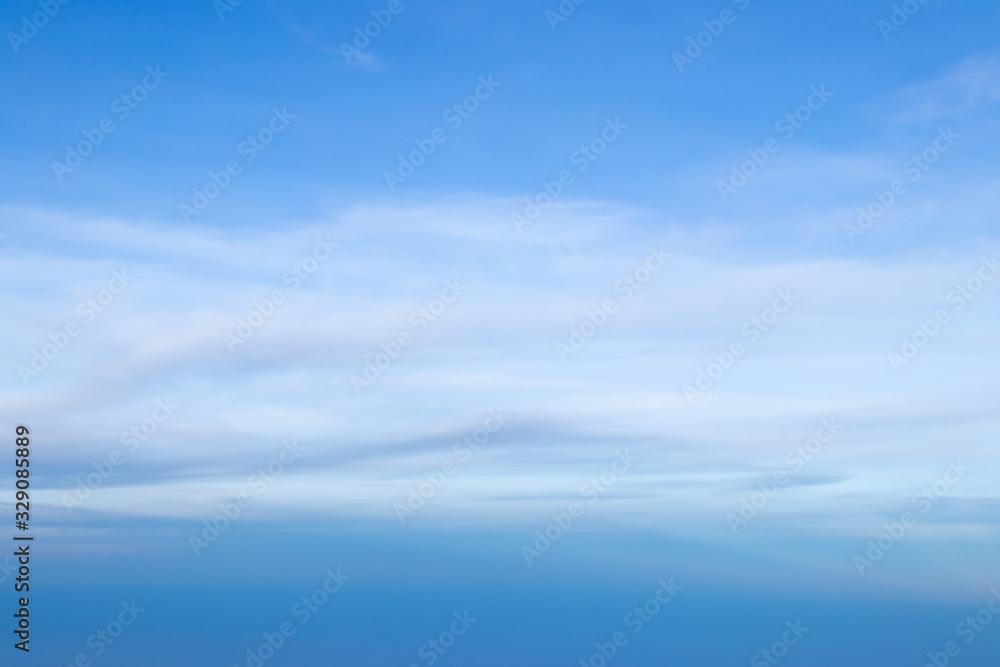 Clear blue sky with white cloud background Clear blue sky with white cloud background