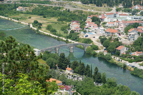 Perovic or Arslanagic bridge over Trebisnjica river, Bosnia and Herzegovina