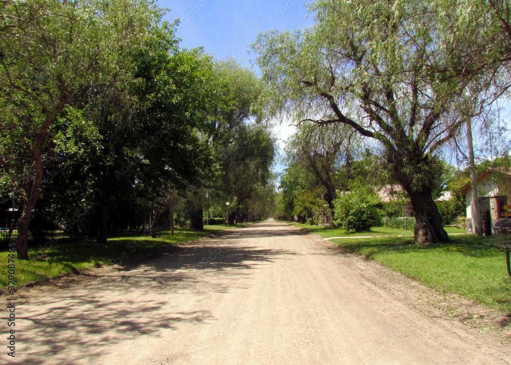 Unpaved streets are signs of environmental preservation