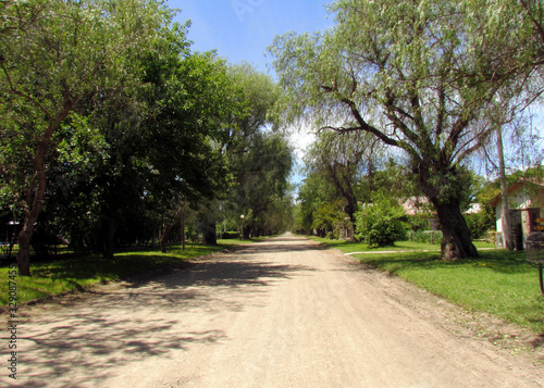 Unpaved streets are signs of environmental preservation