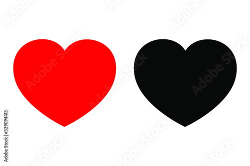 heart icon design element. Logo element illustration. Love symbol icon. Icon of the heart. 