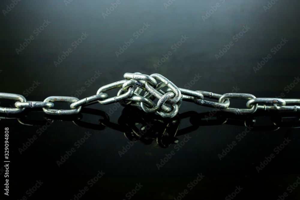 Fototapeta Close up of chain