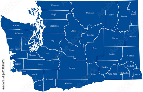map of Washington photo