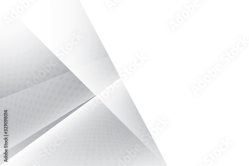 Vector abstract geometric white and gray color background.