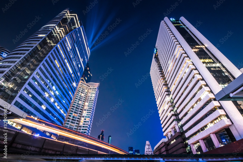 Fototapeta premium Skyscrapers Chong Nonsi in Thailand 