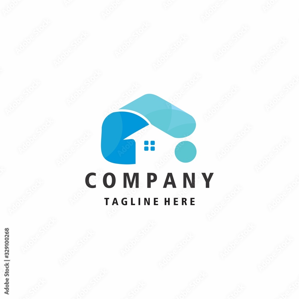 Fototapeta premium Building / Real estate logo icon vector template