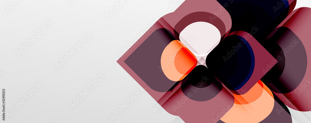 Abstract background - geometric cut paper design flower or square shape composition. Vector Illustration For Wallpaper, Banner, Background, Card, Book Illustration, landing page Abstract background - geometric cut paper design flower or square shape composition. Vector Illustration For Wallpaper, Banner, Background, Card, Book Illustration, landing page