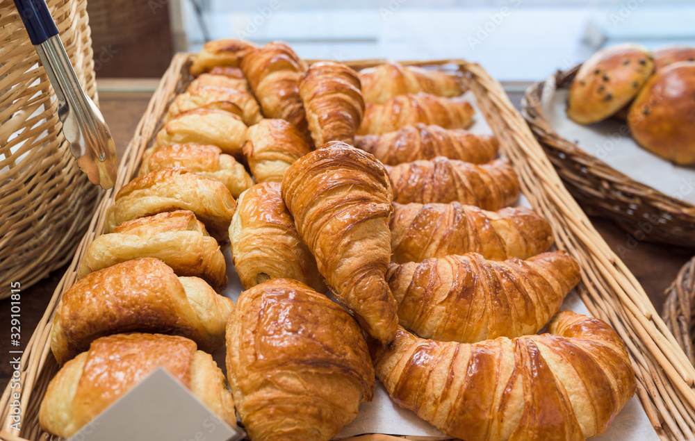 Fresh croissant handmade Fresh croissant handmade