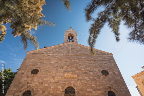 St. George greek Orthodox church in Madaba city of Jordan, Arab