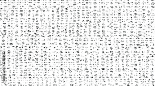 Rough black and white texture vector. Distressed overlay texture. Grunge background. Abstract textured effect. Vector Illustration. Black isolated on white background. EPS10.
