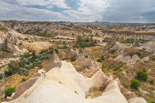 Photography Beautiful landscape of Cappadocia in summer, central Anatolia, Turkey