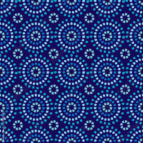 Seamless African Shweshwe Pattern for Textile and Fabric Print