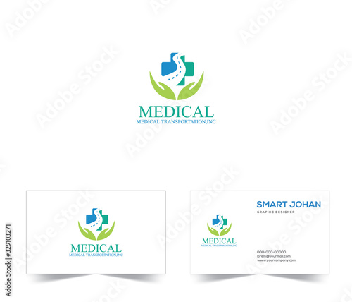 Medical cross vector and health  illustration design template logo