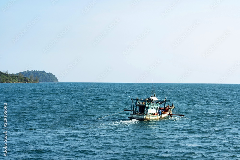 Old fishing boat