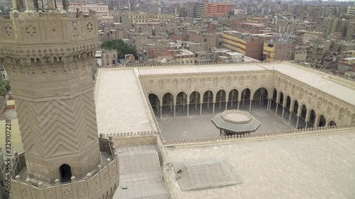 The Sultan al-Muayyad Mosque, an example of medieval Mamluk architecture in Cairo, Egypt