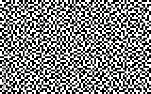 Pixels seamless pattern Black and white pixelated background Grainy noise military effect 8 bit retro style Vector backdrop for game, web, fabric