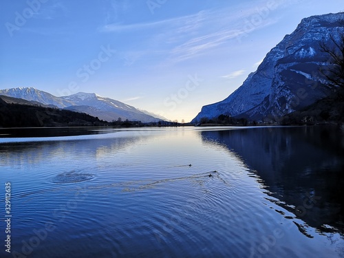 lake in mountains