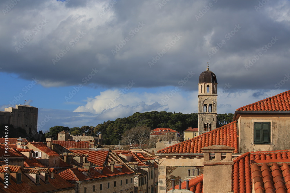 Dubrovnik town view