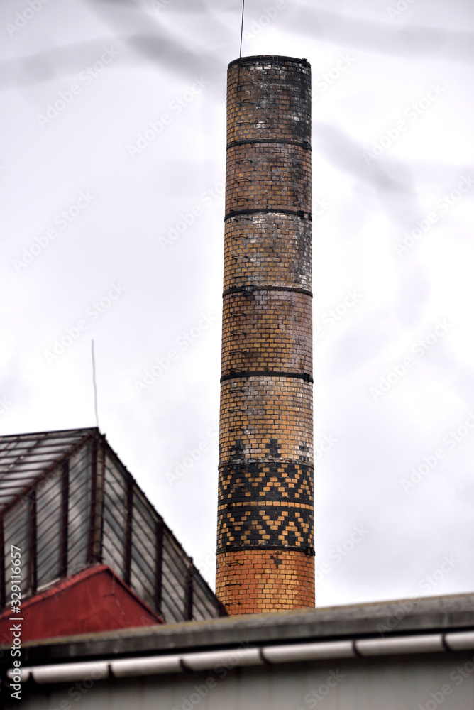 Fototapeta premium old industrial buildings