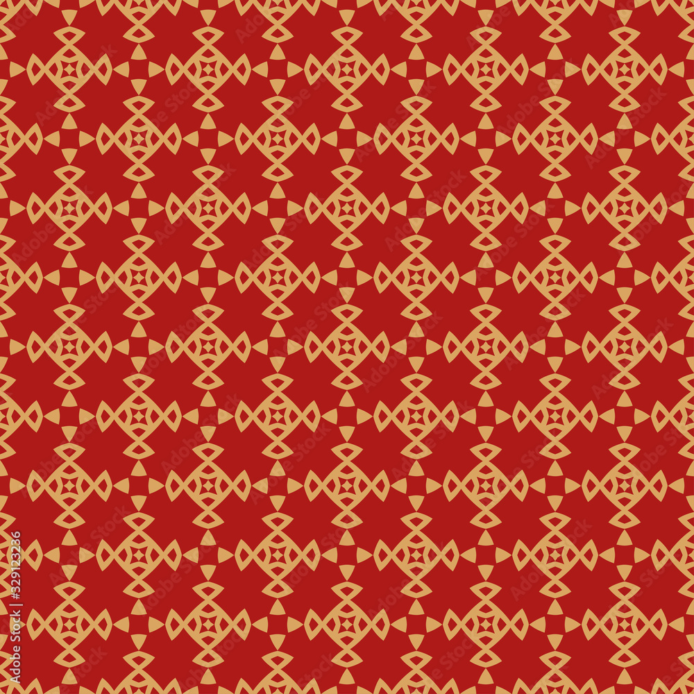 Red-brown Wallpaper with a geometric pattern of vector graphics Red-brown Wallpaper with a geometric pattern of vector graphics