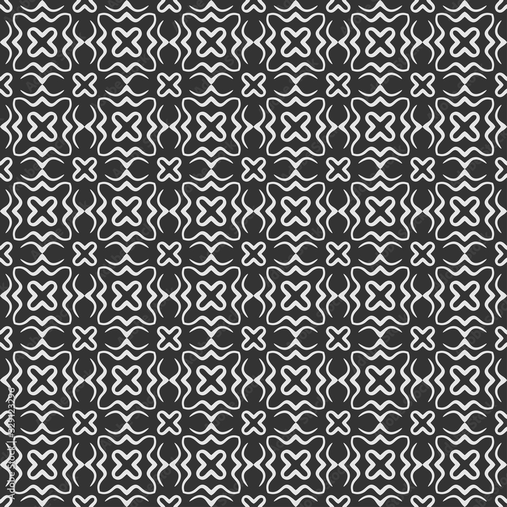 Black and white background Wallpaper with a simple geometric pattern vector graphics