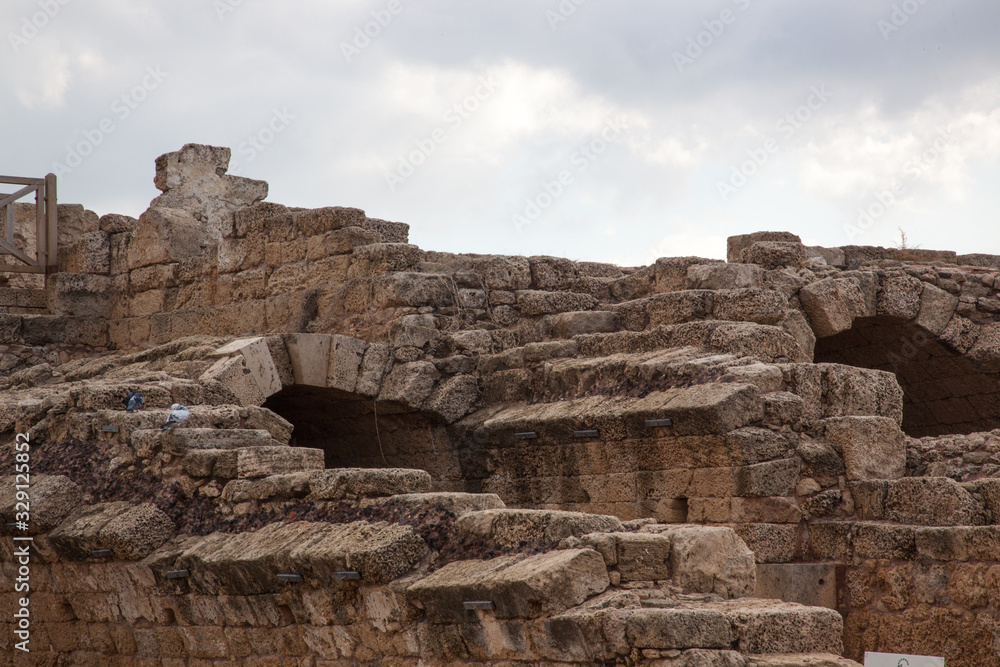 Roman Ruins from Caesarea Israel Roman Ruins from Caesarea Israel