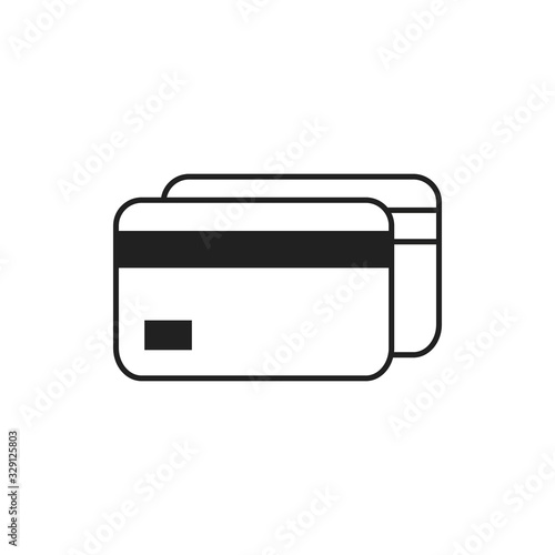 Bank card. Credit Card Vector Icon