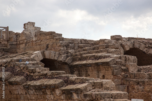 Roman Ruins from Caesarea Israel © Allen Penton