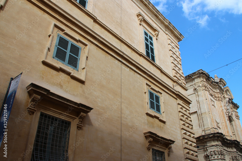hostel of italia (art museum) in valletta (malta)
