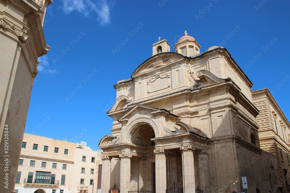 ste catherine church in valletta (malta)