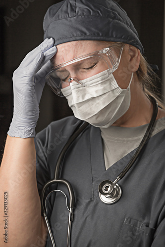 Female Doctor or Nurse Wear...