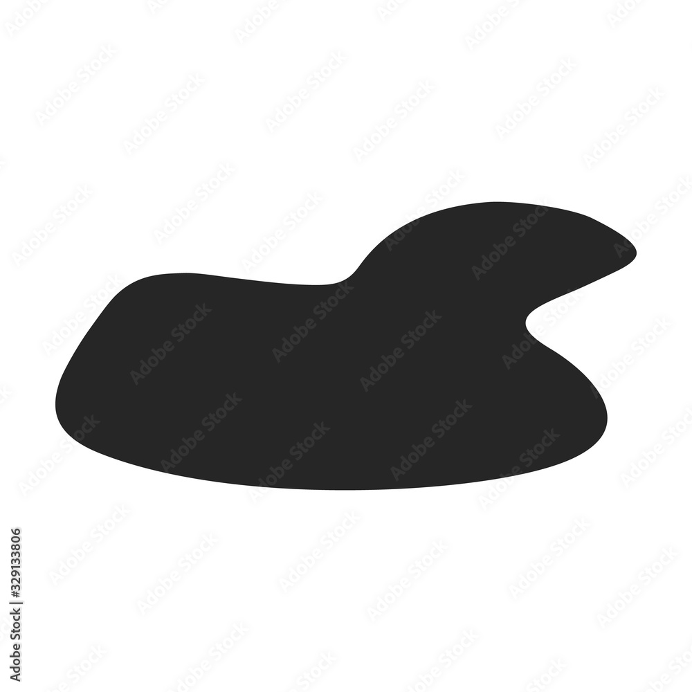 Water puddle vector icon.Black vector icon isolated on white background water puddle. Water puddle vector icon.Black vector icon isolated on white background water puddle.
