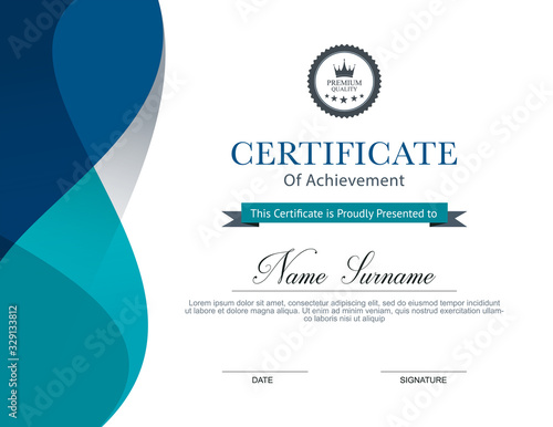 Certificate of appreciation design template