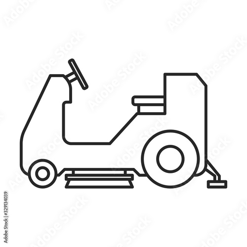 Vacuum cleaner vector icon.Outline vector icon isolated on white background vacuum cleaner .