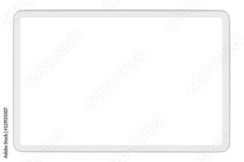 Obraz na płótnie White tablet computer, isolated on white background