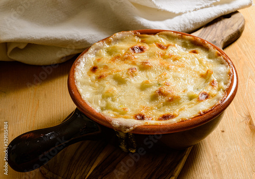 Tableau sur toile Finocchio gratinato cotto nel forno