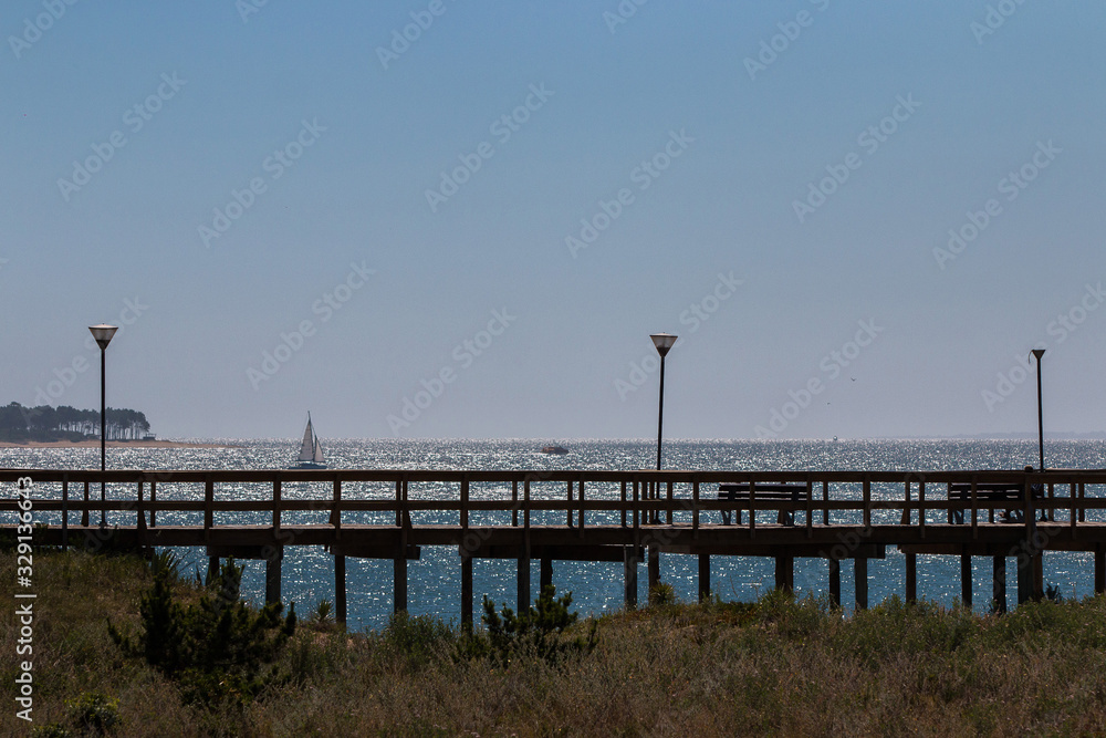 deck porto de Punta del Este, Uruguai