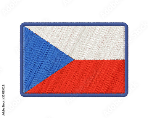 Czech Republic Flag Patch