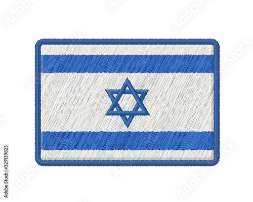 Israel Flag Patch